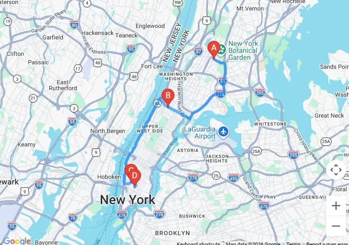 Route 2 The Bronx & Manhattan Route 2 The Bronx & Manhattan