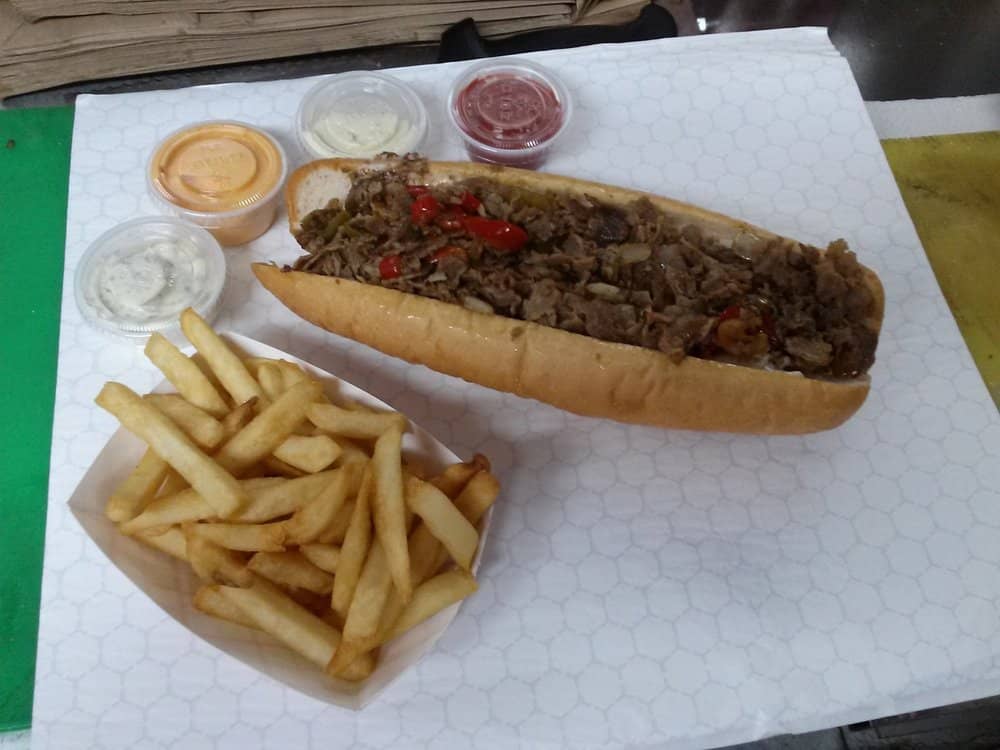 GARYSSTEAKS Food truck rental cheesesteak and french fries