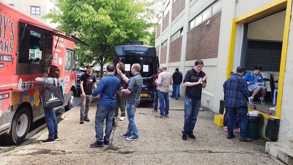 Garyssteaks food Truck Catering Gotham sound Expo Long Island NY