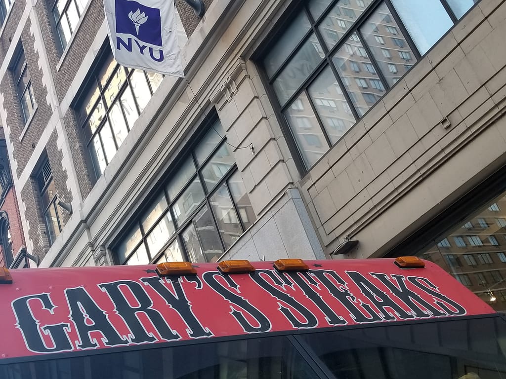 GarysSteaks Corporate Food Truck Catering for Weitz and Luxenberg at 700 Broadway New York NYU