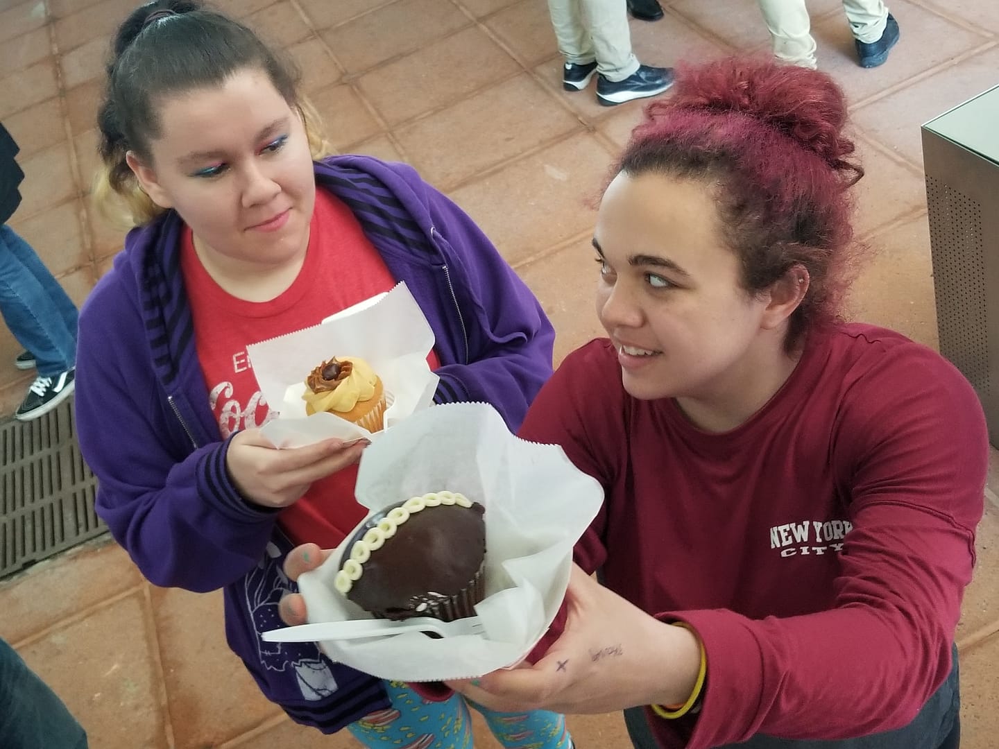 Desert Stop Food Truck rental - Long Island University Open House College cupcakes students