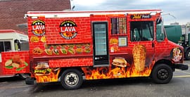 Halal truck printed wrapped vinyl Halal truck printed wrapped vinyl