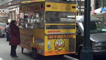 steaksncreapes food cart nyc food cart wrapped vinyl printed graphics