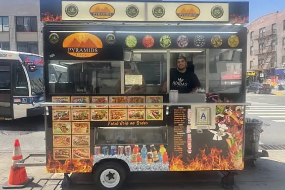 food cart wrap and indoor unit food cart wrap and indoor unit