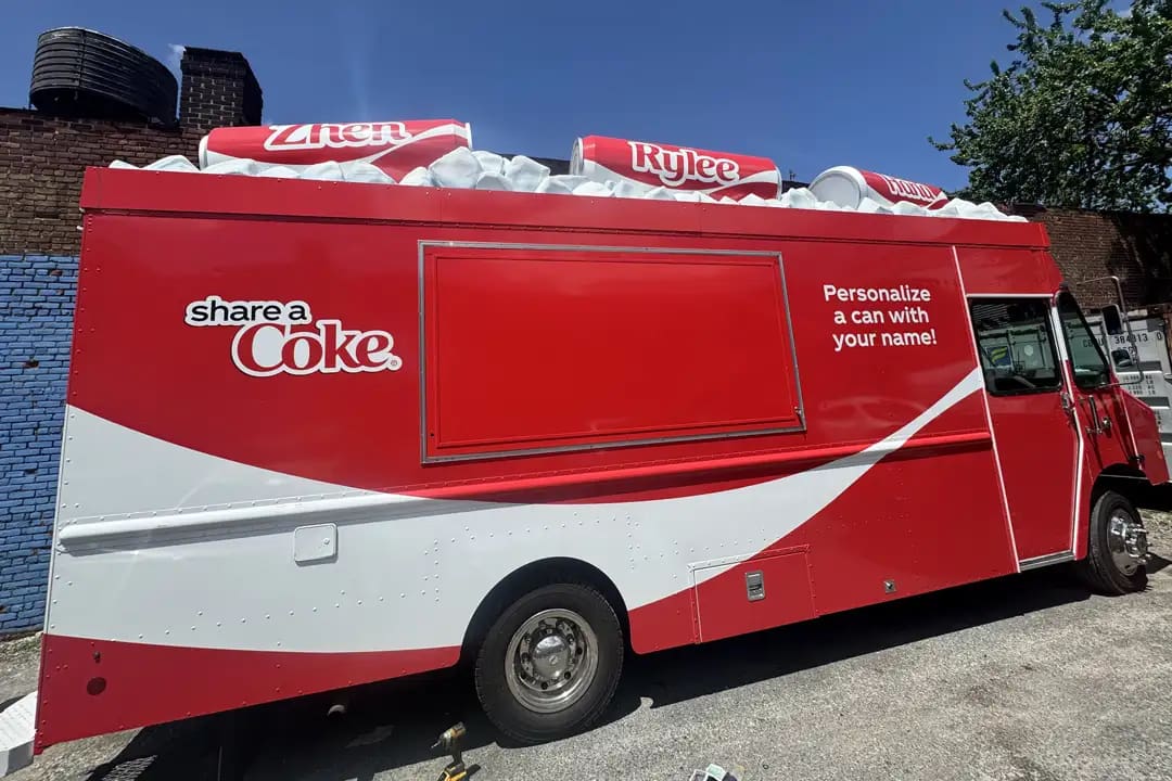 Share a Cooke food truck wrap promotions