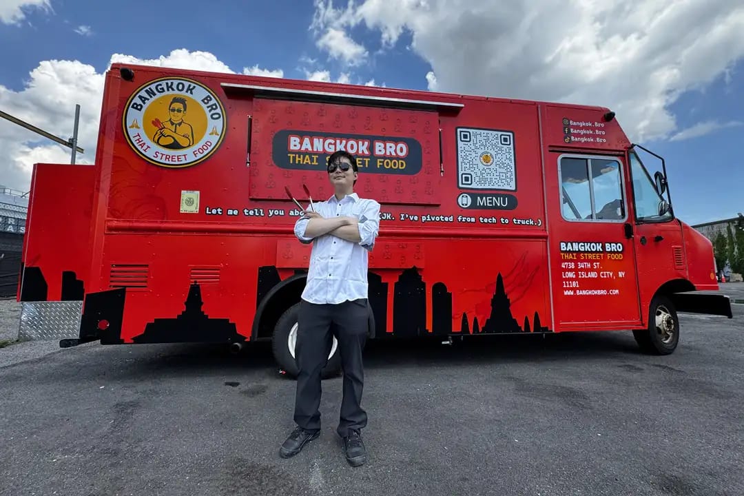 food truck wrap bangkok bro