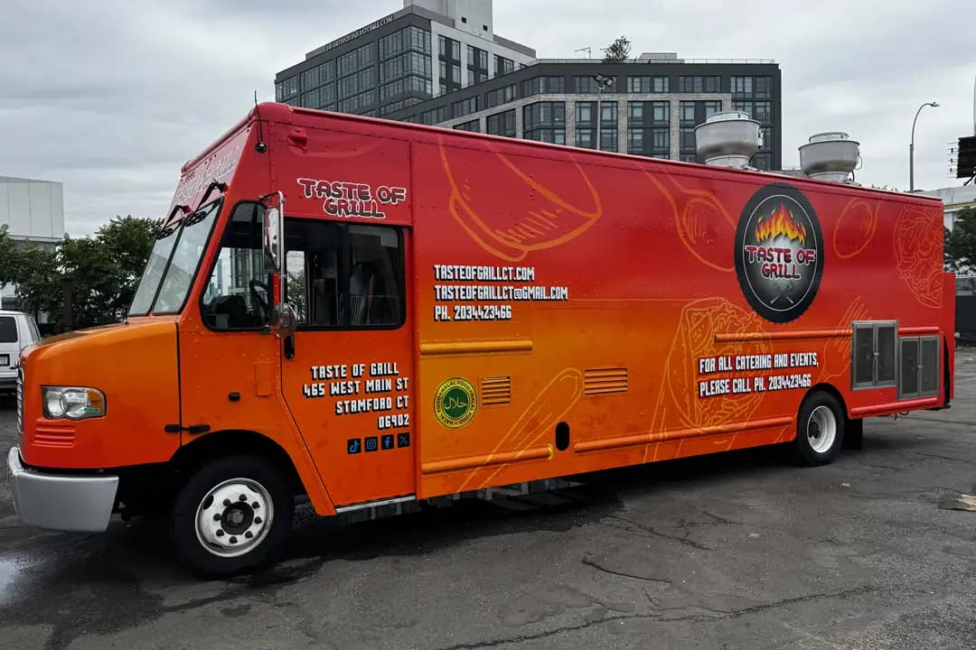 food truck wrap taste of grill